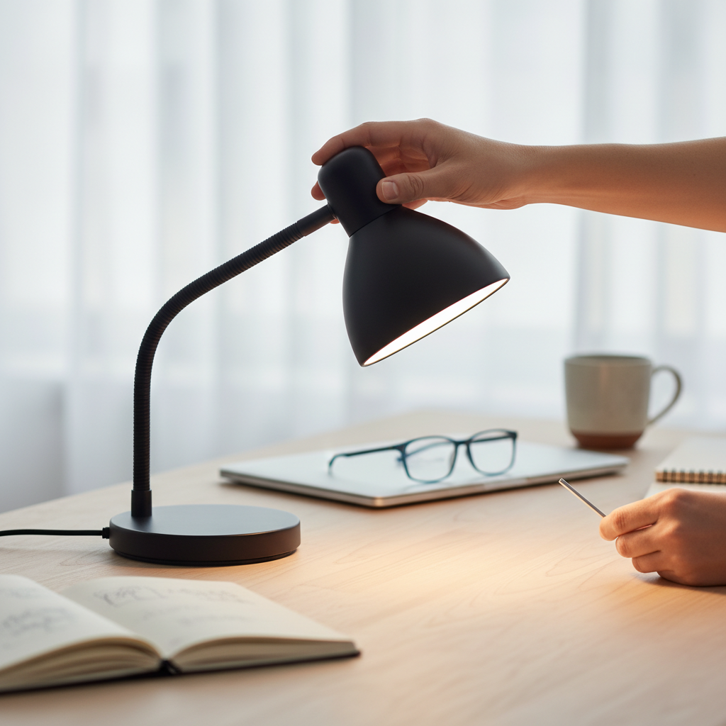 How to Instantly Fix a Drooping Desk Lamp Head