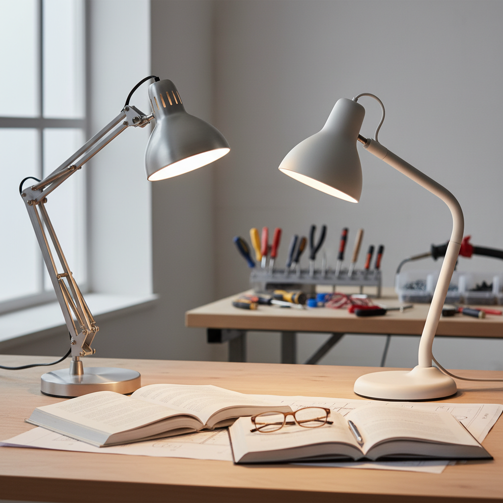 Comparison: Metal vs. Plastic Desk Lamp Build Quality – The Ultimate Guide