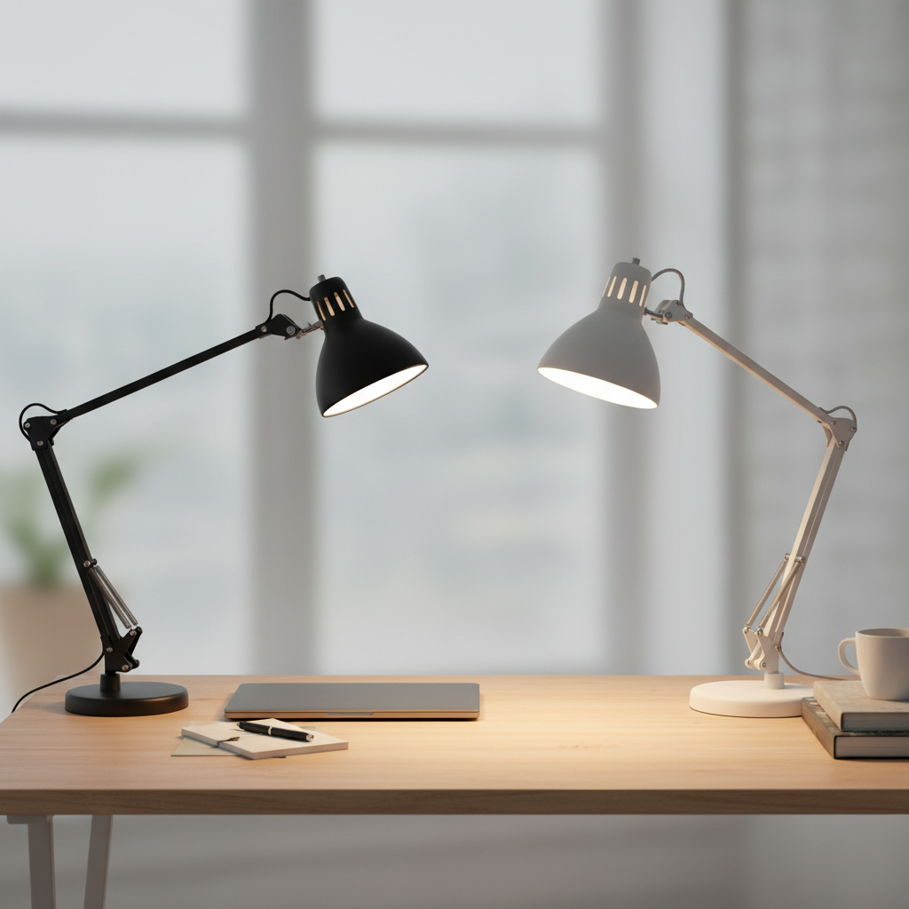 Clamp-on vs. Base Stand Desk Lamps: Reclaiming Your Workspace