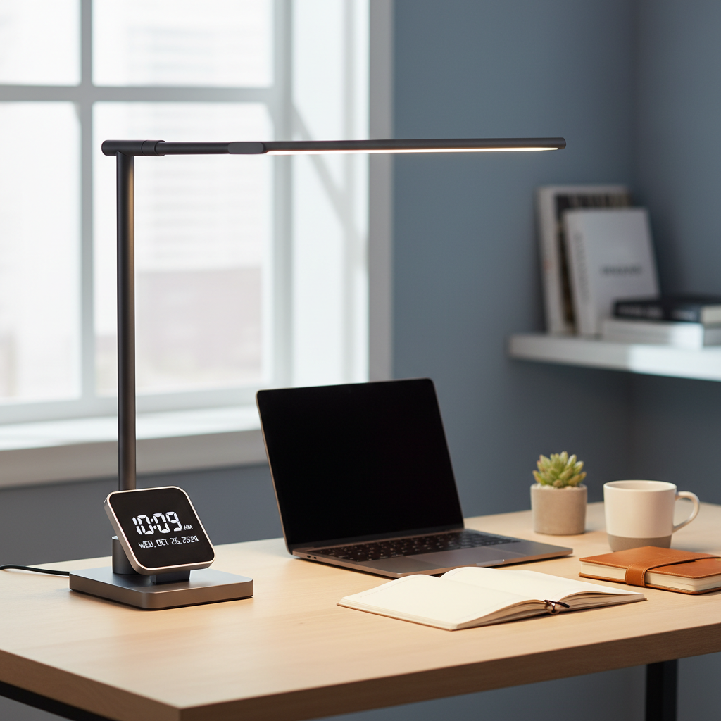 Best Desk Lamps with Clock and Date Display for Enhanced Productivity