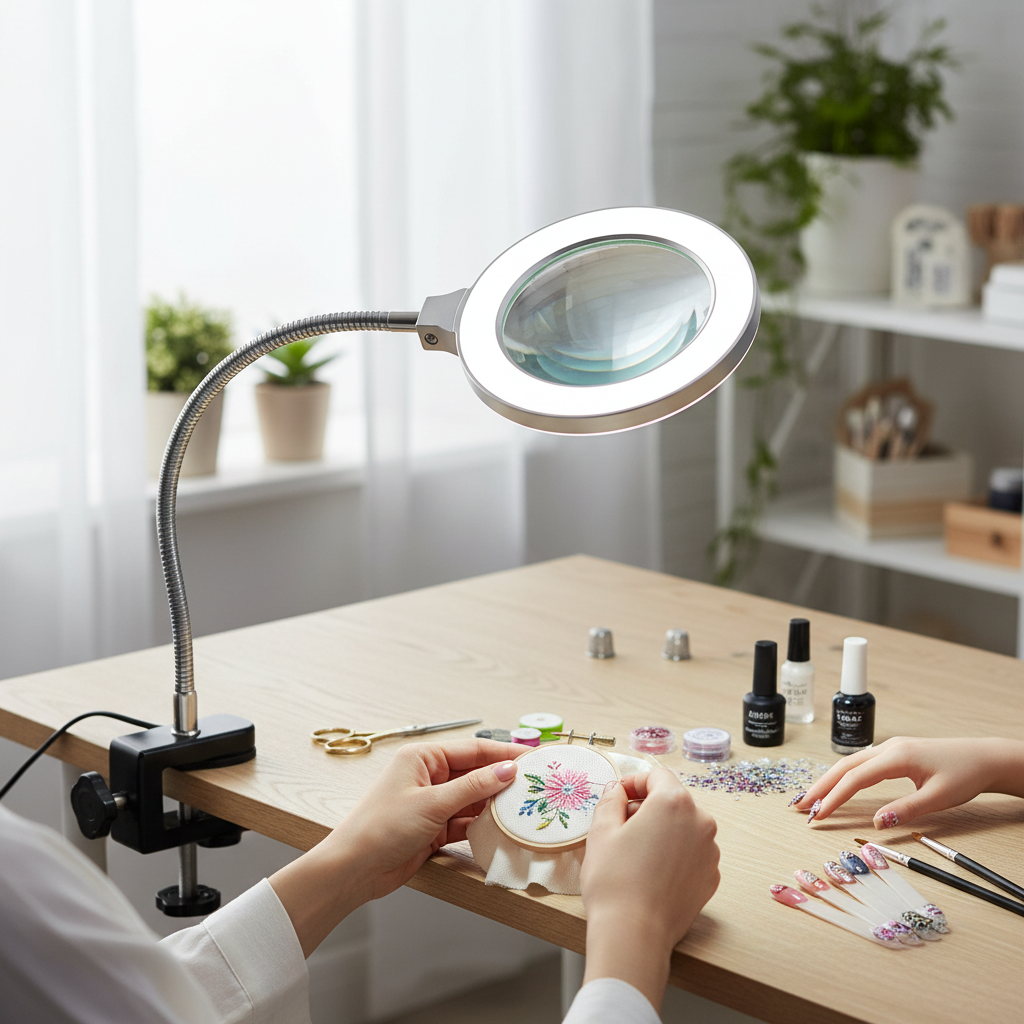 Best Magnifying Lamps for Crafters and Nails: See Every Detail, Create with Precision