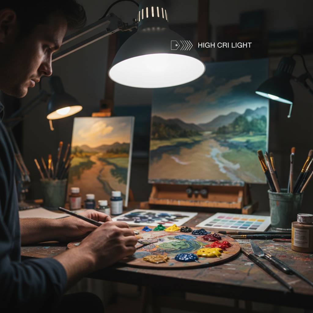 CRI Explained: Unlocking True Colors for Artists with High CRI Lighting