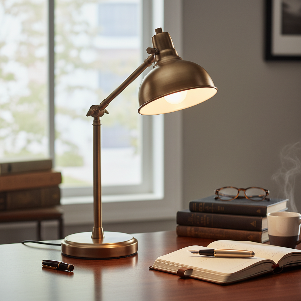 Kichler 1-Light Desk Lamp in Bronze: A Timeless Blend of Style and Function